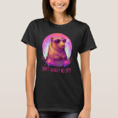Dont Be Worry Be Capy Capybara Tシャツ (正面)