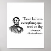 Don't Believe Everything You Read On The Internet  ポスター (正面)