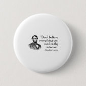 Don't Believe Everything You Read On The Internet 缶バッジ (正面)