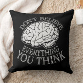 Don't Believe Everything You Think Mindful Wisdom クッション (ブランケット)