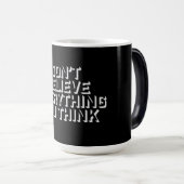 Don't Believe Everything You Think Mindful Wisdom モーフィングマグカップ (正面右)