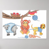 Don't Bother Me - I'm Knitting ポスター (正面)