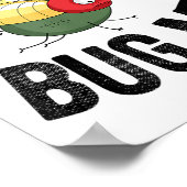 Don't Bug Me Funny Introvert Quote Saying Meme ポスター (角)