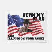 Don't burn my flag  ドアマット (正面)