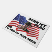 Don't burn my flag  ドアマット (アングル)