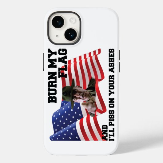 Don't burn my flag Case-Mate iPhoneケース (裏面)