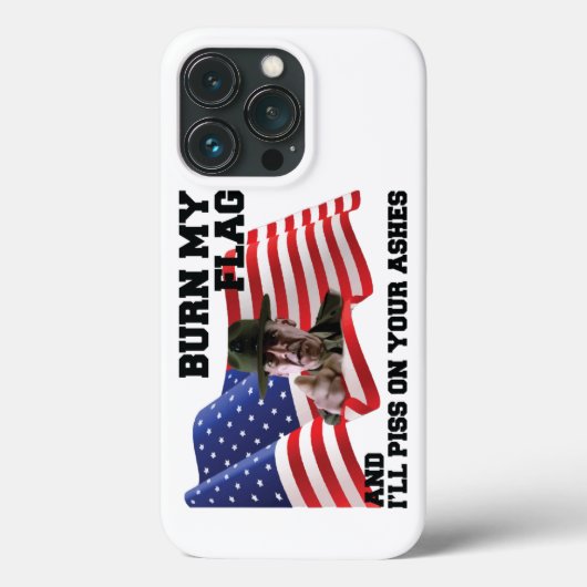 Don't burn my flag  Case-Mate iPhoneケース (裏面)
