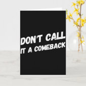 Don't Call It A Comeback  カード (黄色い花)