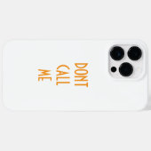 "DONT CALL ME" Iphone 14 pro max case Case-Mate iPhoneケース (裏面 (横))