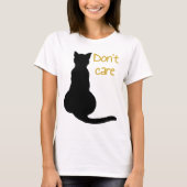 Dont Cat気に引用文Cartoon Vector Cut Out Tシャツ (正面)