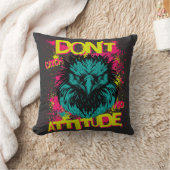 Don't Catch No Attitment – 皮肉っぽい クッション (ブランケット)