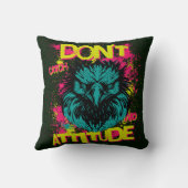 Don't Catch No Attitment – 皮肉っぽい クッション (裏面)