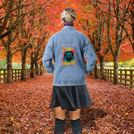 Don't Catch No Attitment – 皮肉っぽい デニムジャケット