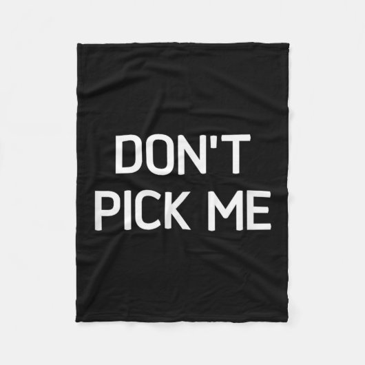 Don't Ck Me, Funny, Jokes, Sarcastic フリースブランケット (正面)