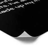 Dont Confuse Me With Facts  ポスター (角)