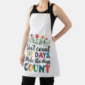 Don't count the days, make the days count エプロン (インサイチュ)