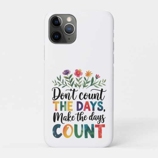 Don't count the days, make the days count Case-Mate iPhoneケース (裏)
