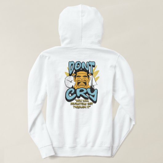 dont Cry Hoodie パーカ (デザイン裏面)