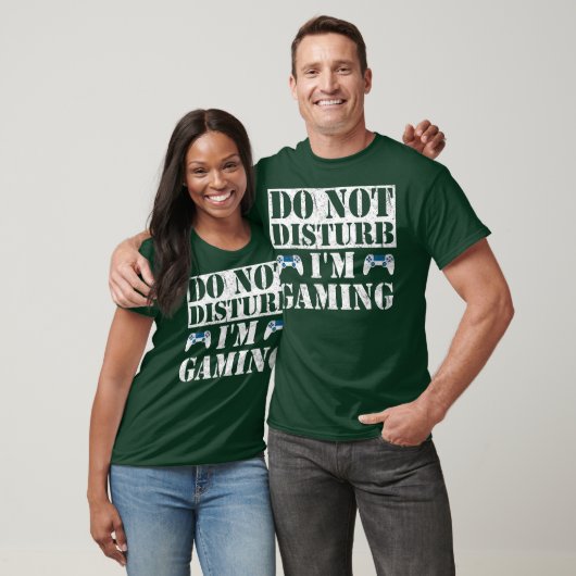 Dont Disturb Im Gaming Tシャツ (ユニセックス)