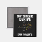 Dont Drink And Derive And Know Your Limit  マグネット (正面/裏面)