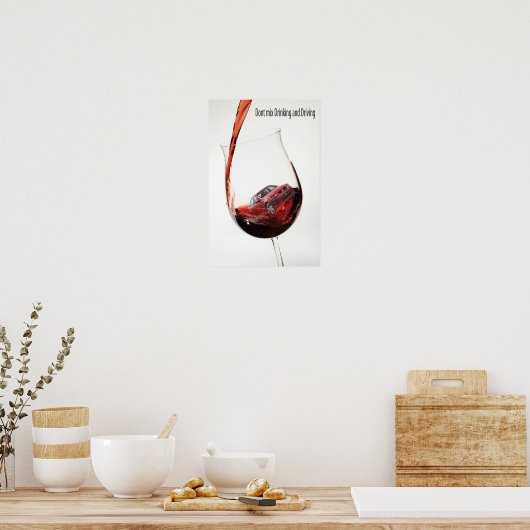 Don't drink and Drive ポスター (キッチン)