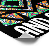 Dont Drink And Quilt Quilting Knitting Sewing Cro  ポスター (角)