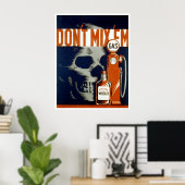 Don't Drink & Drive 1937 WPA ポスター (ホームオフィス)