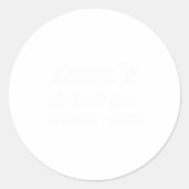 Don't Drink The Koolaid Kool-aid Rights Choice Dom ラウンドシール (正面)