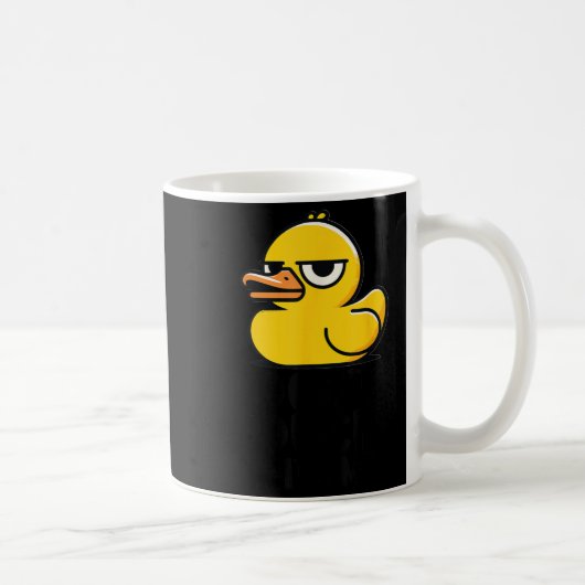 Dont Duck With Me , Rubber Ducky Funny Meme Cool D コーヒーマグカップ (右)
