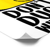 Don't Duck With Me, Rubber Ducky Funny Meme Cool D ポスター (角)