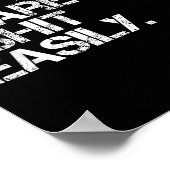 Don't E Me I Easily Funny Sarcastic Quote Men Wome ポスター (角)