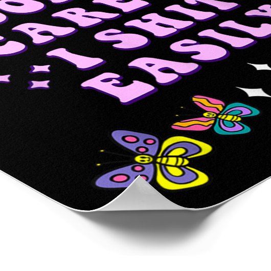 Don't E Me I Easily Funny Sarcastic Quote Men Wome ポスター (角)