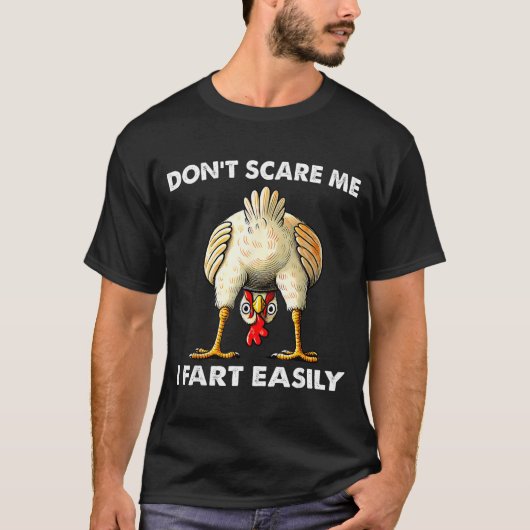 Don't E Me I Fart Easily Funny Sarcasm Humor Chick Tシャツ (正面)