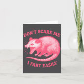 Don't E Me I Fart Easily Funny Sarcastic Humor Hil カード (正面)
