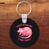 Don't E Me I Fart Easily Funny Sarcastic Humor Hil キーホルダー (正面)