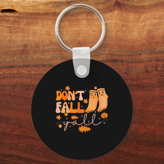 Dont Fall Yall Fall Prevention Fall Physical  キーホルダー (正面)
