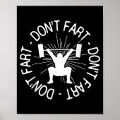 Dont Far Funny Fitness Gym Gift  ポスター (正面)