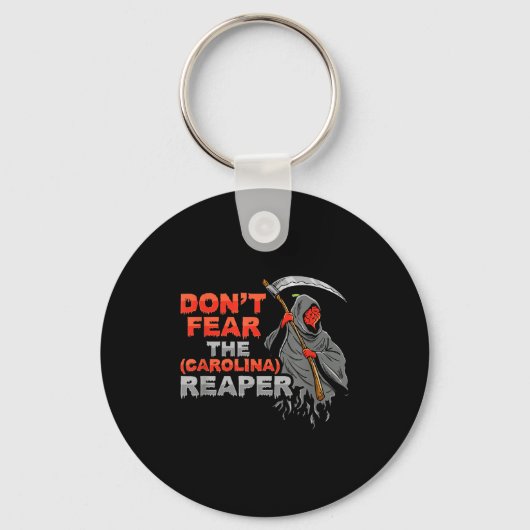 Dont Fear The Carolina Reaper Design  キーホルダー (正面)
