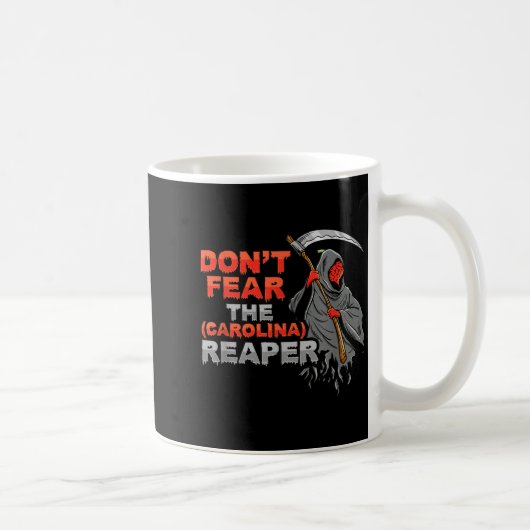 Dont Fear The Carolina Reaper Design  コーヒーマグカップ (右)