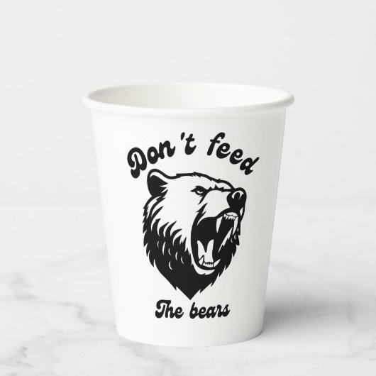 Don't Feed The Bears 紙コップ (裏面)