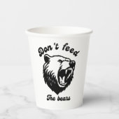 Don't Feed The Bears 紙コップ (正面)
