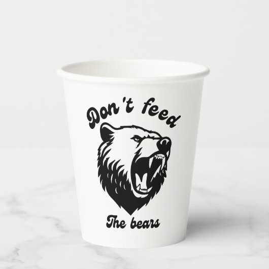 Don't Feed The Bears 紙コップ (正面)