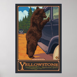 Don't Feed The Bears - Yellowstone National Park ポスター