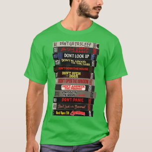 Dont FilmsホラーVHSスタック Tシャツ