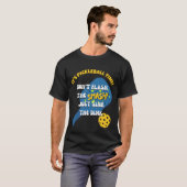 DON'T FLASH THE SMASH SINK THE DINK ピックルボール Tシャツ (正面フル)