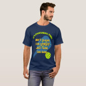 DON'T FLASH THE SMASH SINK THE DINK ピックルボール Tシャツ (正面フル)