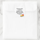 Don't Follow Me - Bumper Cars Sticker スクエアシール (バッグ)