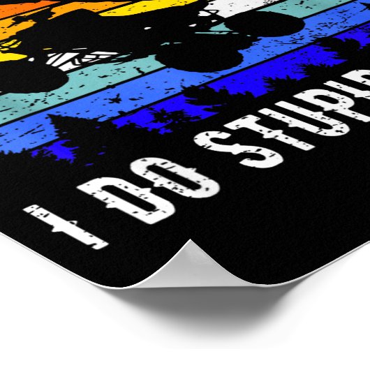 Dont Follow Me I Do Stud Things Four Wheeler Atv Q ポスター (角)