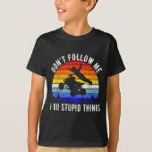Dont Follow Me I Do Stud Things Four Wheeler Atv Q Tシャツ (正面)