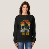 Don't Follow Me Weightlifting Bodybuilding Gym Wor スウェットシャツ (正面フル)